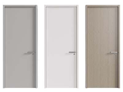 现代木门 平开门