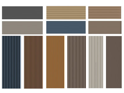 现代栅格板 木饰板 吸音板 护墙板