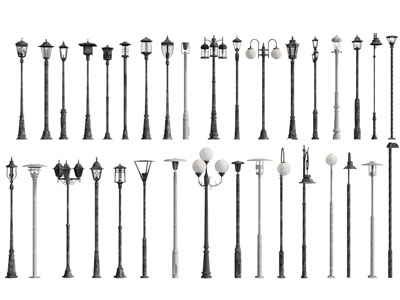 现代路灯 广场灯 室外灯 景观灯