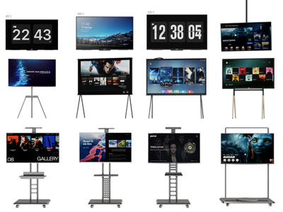 现代支架电视机3d模型 现代支架电视机