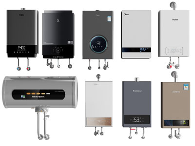现代燃气热水器 电热水器3d模型 现代燃气热水器 电热水器