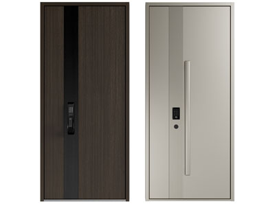 现代入户门 防盗门 平开门