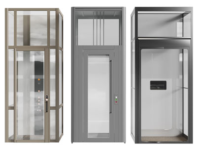 现代玻璃观光电梯