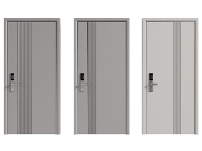 现代密码锁入户门 平开门