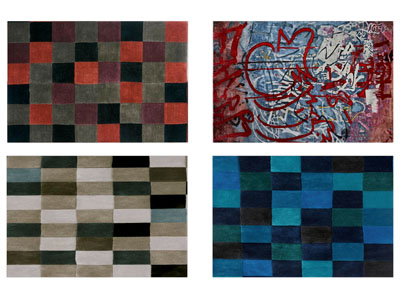 现代长方形地毯