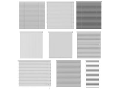 现代百叶窗帘 拉帘 卷帘3d模型 现代百叶窗帘 拉帘 卷帘