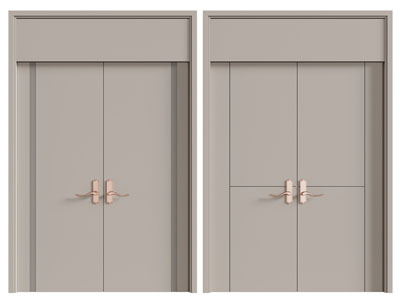 现代双开门 大门