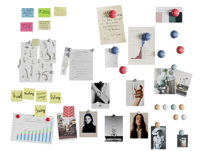 现代便签墙 照片墙 背景墙3d模型 现代便签墙 照片墙 背景墙