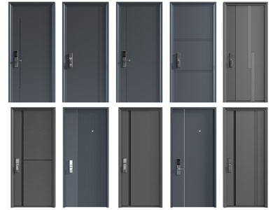 现代入户门 平开门 防盗门