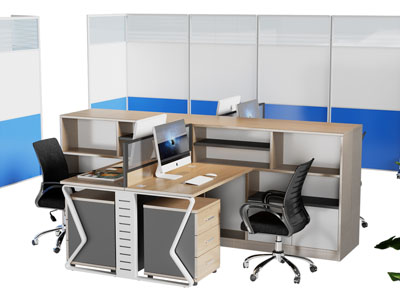 现代办公桌椅组合