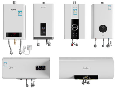 现代燃气热水器 电热水器3d模型 现代燃气热水器 电热水器