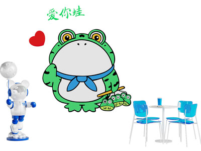 现代露营打卡拍照墙 奶茶店打卡区