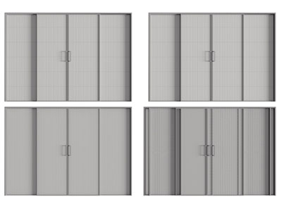 现代玻璃推拉门 移门