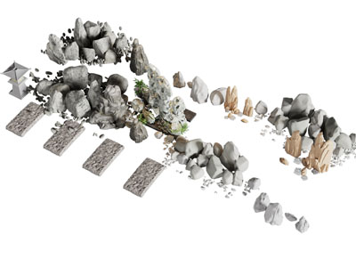 现代假山 景观石头 园艺小品