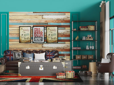 工业风loft多人沙发 装饰柜 茶几组合