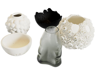 现代艺术器皿摆件组合
