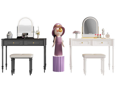 法式化妆 梳妆台