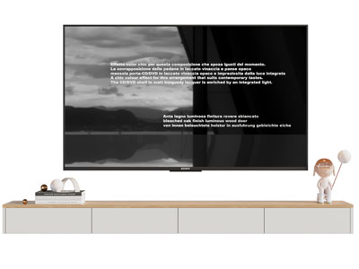 现代实木电视柜 电视机3d模型 现代实木电视柜 电视机