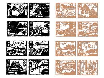 新中式剪纸 剪画 墙饰 挂画