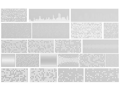 现代穿孔板 透光板 装饰板 护墙板