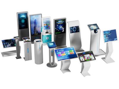 现代智能触屏查询一体机3d模型 现代智能触屏查询一体机