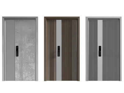 现代防盗门 平开门 入户门
