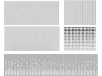 现代透光板 穿孔板 装饰板3d模型 现代透光板 穿孔板 装饰板