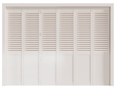 现代百叶折叠推拉门