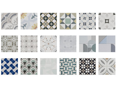 现代花砖 地面拼花