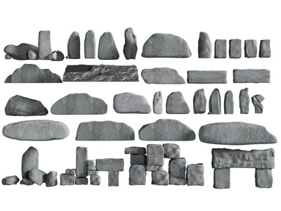 现代石头 景观石