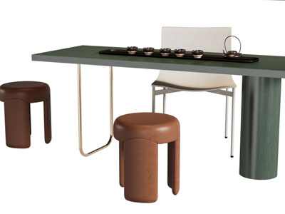 现代茶桌椅组合