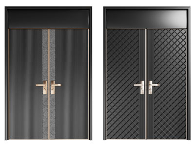 现代双开门 大门