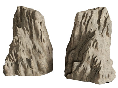 现代山脉 山形 山体 石头