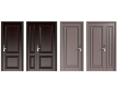 现代入户平开门 子母门 防盗门