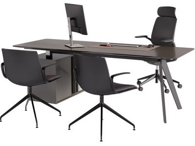 现代老板台 老板桌椅组合