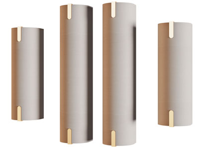 现代圆柱形壁灯