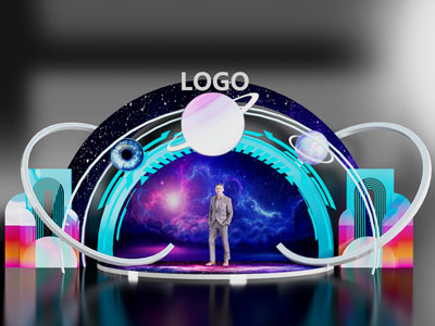 现代行星宇宙主题美陈 户外装置