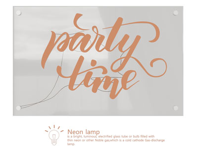 现代装饰灯 霓虹灯 亚克力灯箱