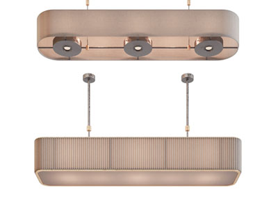 现代长方形吊灯