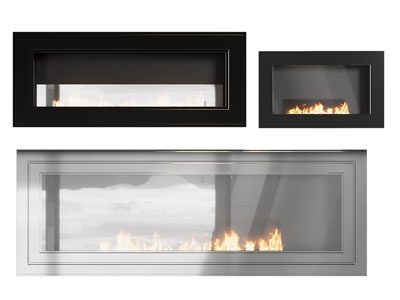 现代金属壁炉火炉