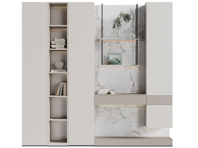 现代玄关鞋柜3d模型 现代玄关鞋柜