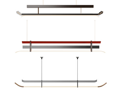 新中式一字型吊灯