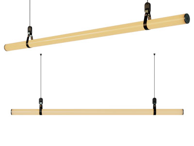 现代棒状一字型吊灯