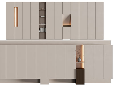 现代玄关装饰鞋柜3d模型 现代玄关装饰鞋柜