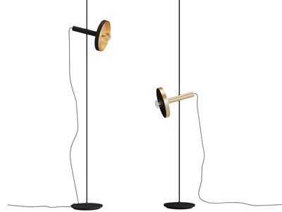 现代金属落地灯