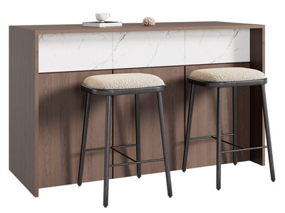 现代实木吧台吧凳