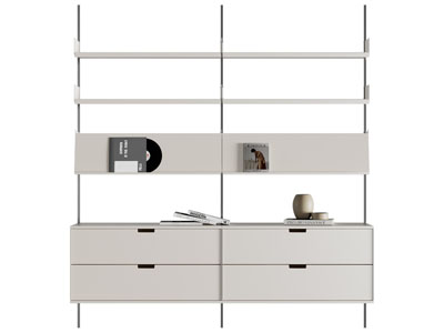 现代支架收纳装饰架3d模型 现代支架收纳装饰架