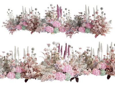 现代花卉花草美陈