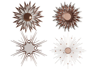 现代轻奢装饰镜子 墙饰