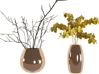 新中式花瓶花卉 摆件组合